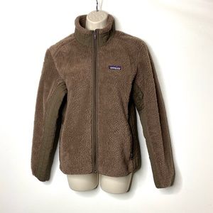 Patagonia brown Synchilla full zip jacket M D1